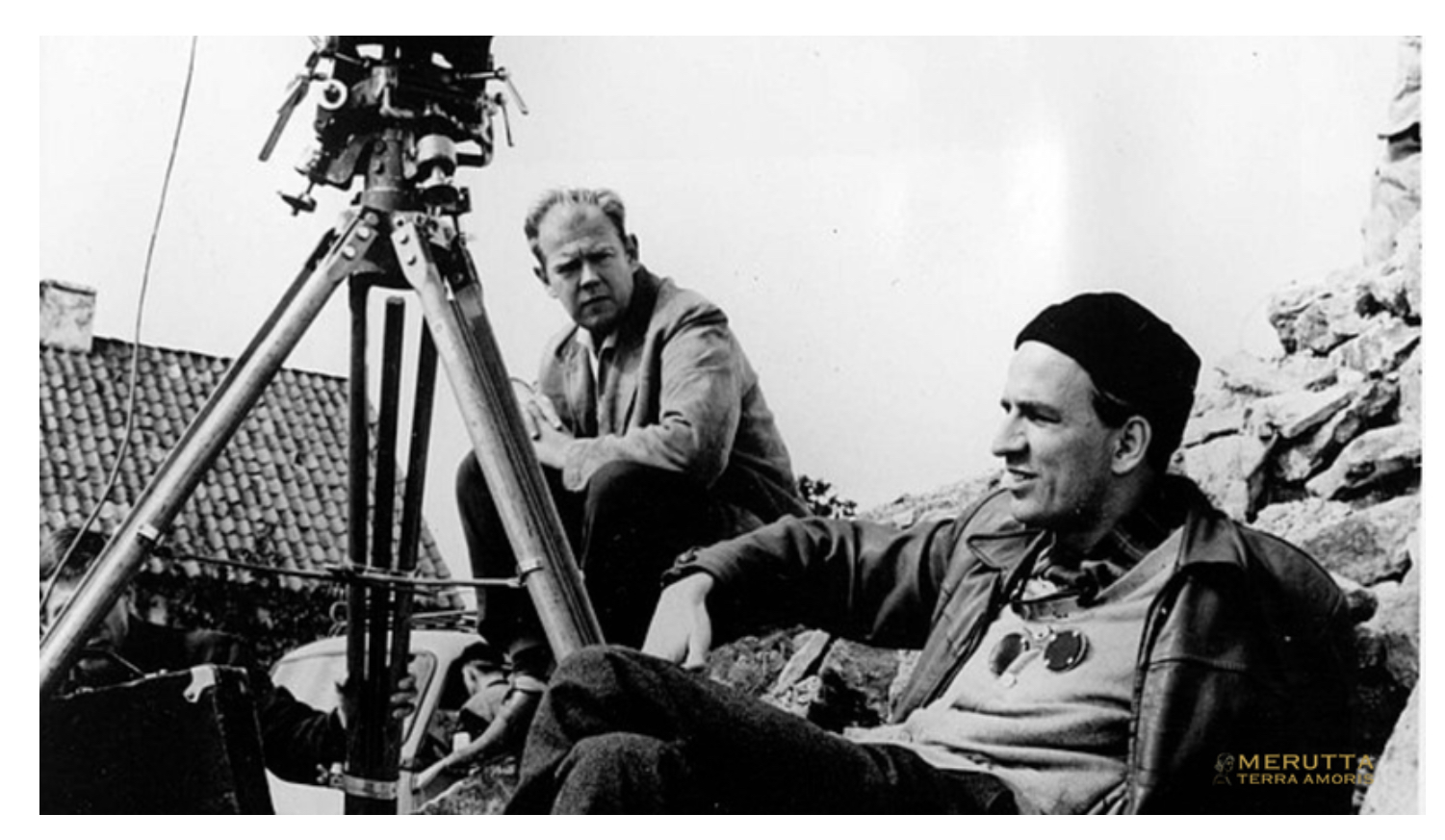 INGMAR BERGMAN AND HIS CINEMATOGRAPHER SVEN NYKVIST. BEHIND THE SCENES OF “THE SILENCE” 1963